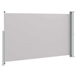 vidaXL Side Awning with Powder-Coated Steel in Grey