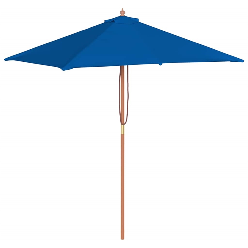 vidaXL Collapsible Garden Parasol in Blue