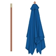 vidaXL Collapsible Garden Parasol in Blue