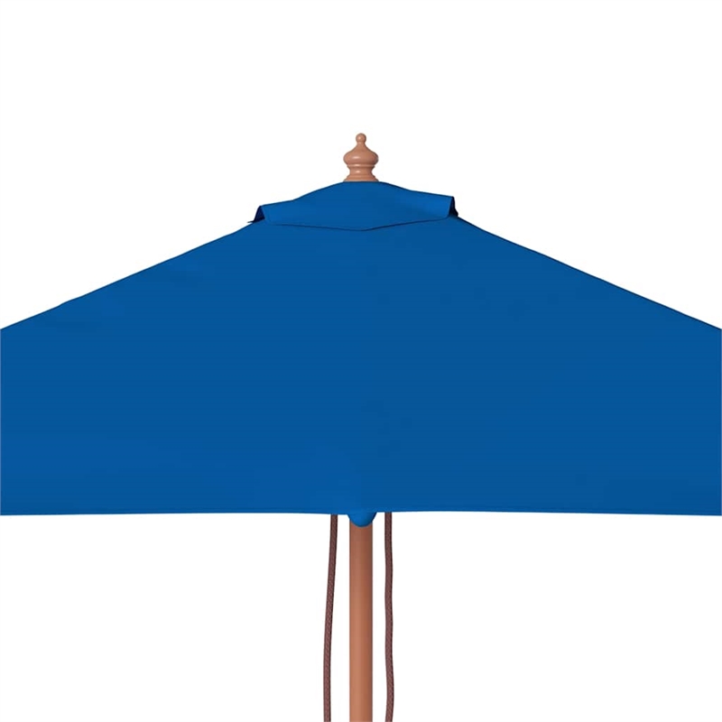 vidaXL Collapsible Garden Parasol in Blue