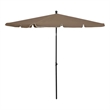 vidaXL Garden Parasol with Pole in Taupe