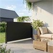 vidaXL Retractable Side Awning in Black