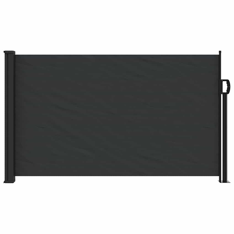 vidaXL Retractable Side Awning in Black