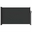 vidaXL Retractable Side Awning in Black