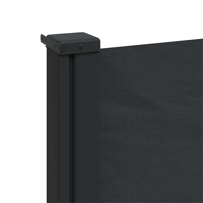 vidaXL Retractable Side Awning in Black