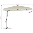 vidaXL 98.4x98.4