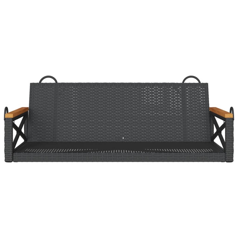 vidaXL Swing Bench Black 42.9