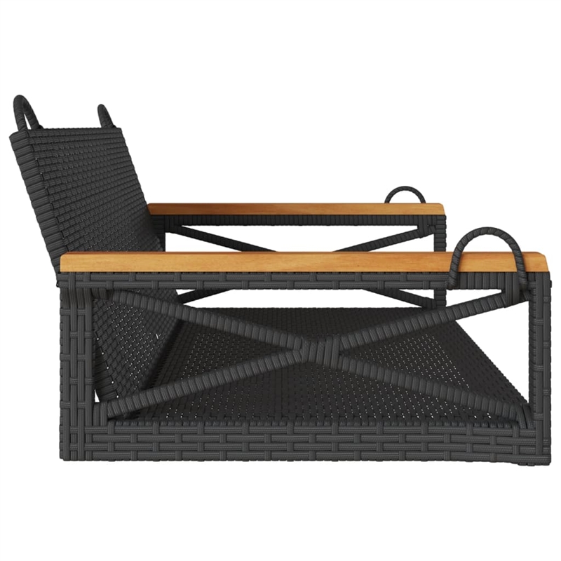 vidaXL Swing Bench Black 42.9
