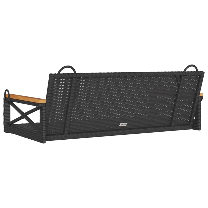 vidaXL Swing Bench Black 42.9