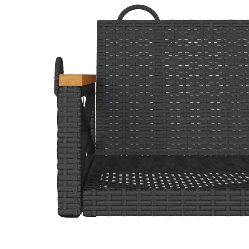 vidaXL Swing Bench Black 42.9