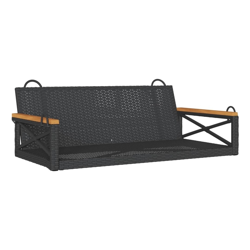 vidaXL Swing Bench Black 42.9