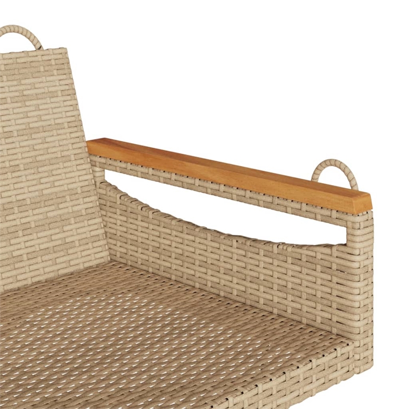 vidaXL Swing Bench Beige 42.9