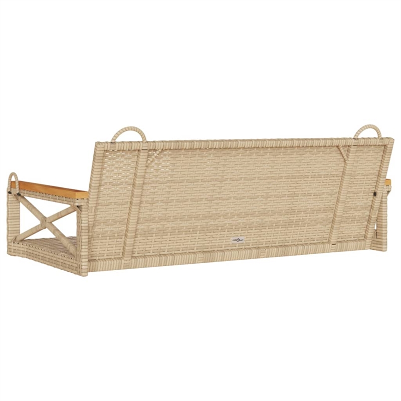 vidaXL Swing Bench Beige 42.9