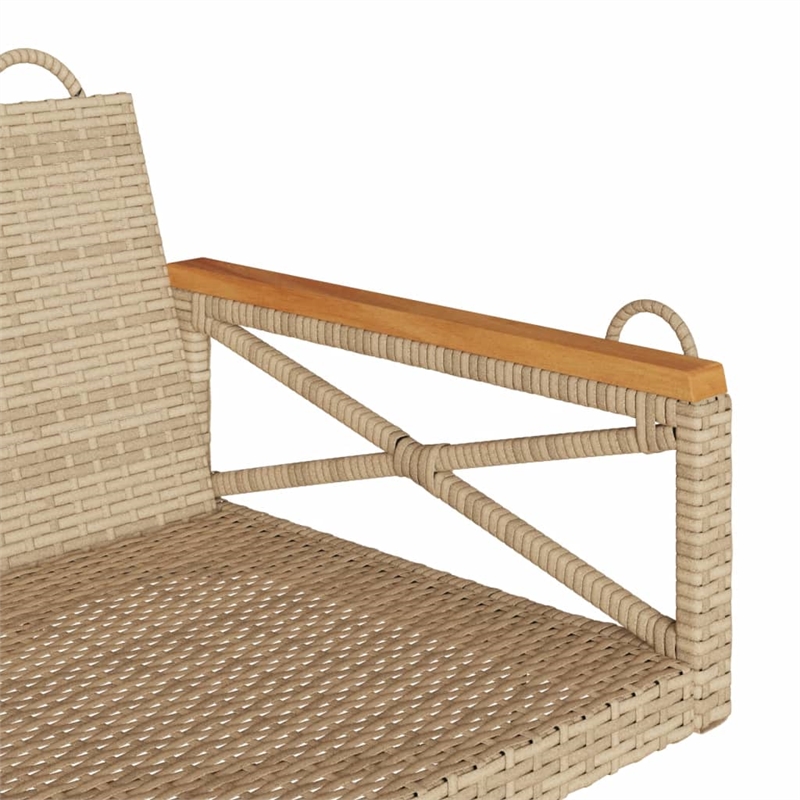 vidaXL Swing Bench Beige 42.9