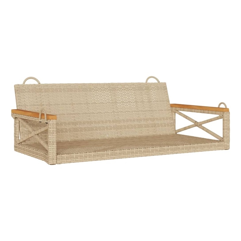 vidaXL Swing Bench Beige 42.9