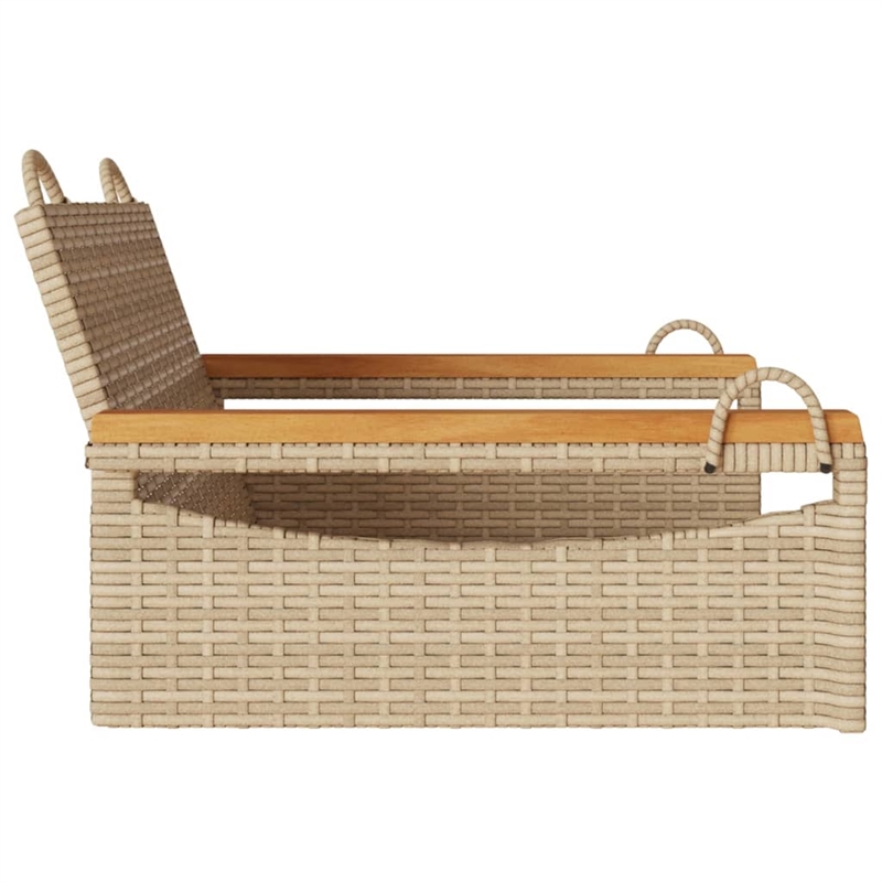 vidaXL Swing Bench Beige 24.8