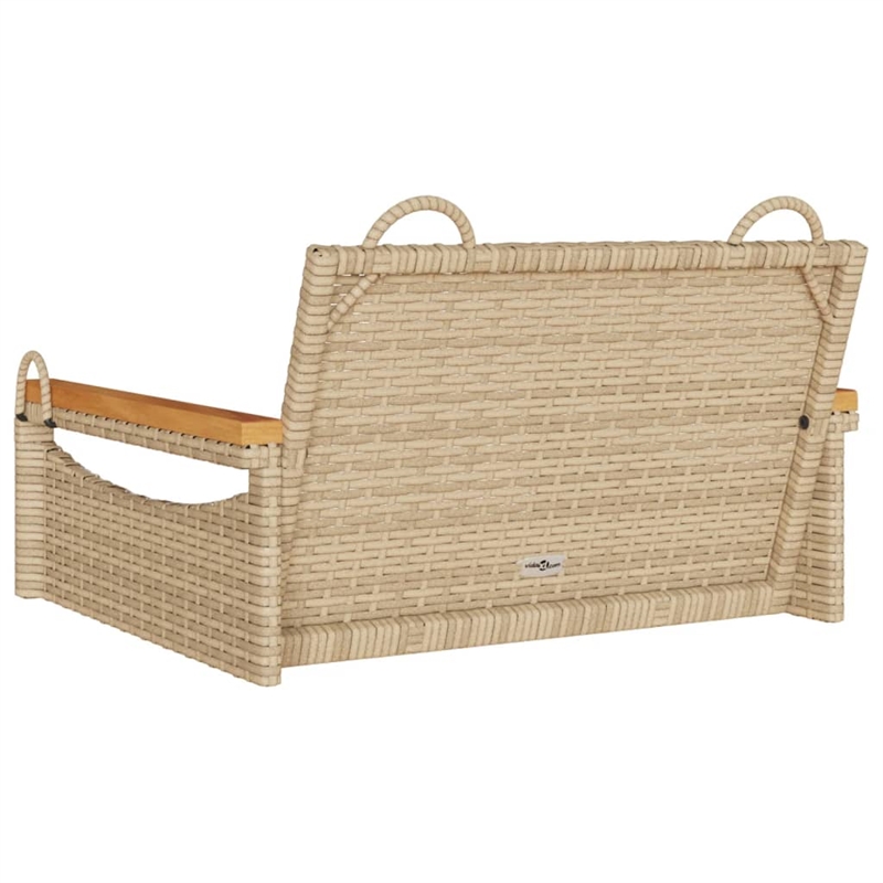 vidaXL Swing Bench Beige 24.8