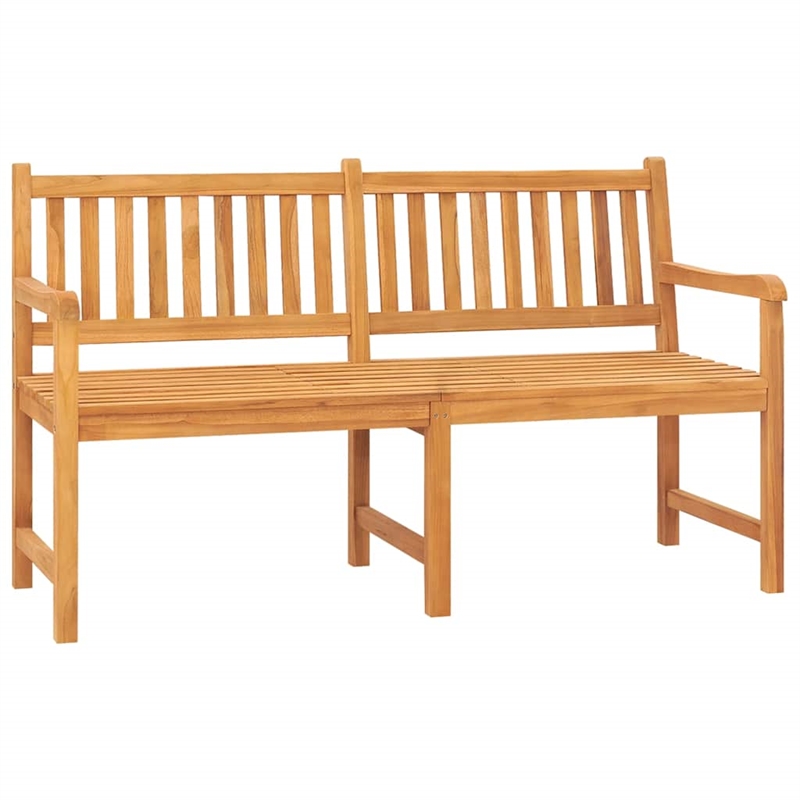 vidaXL 3-Seater Patio Bench with Table 59.1