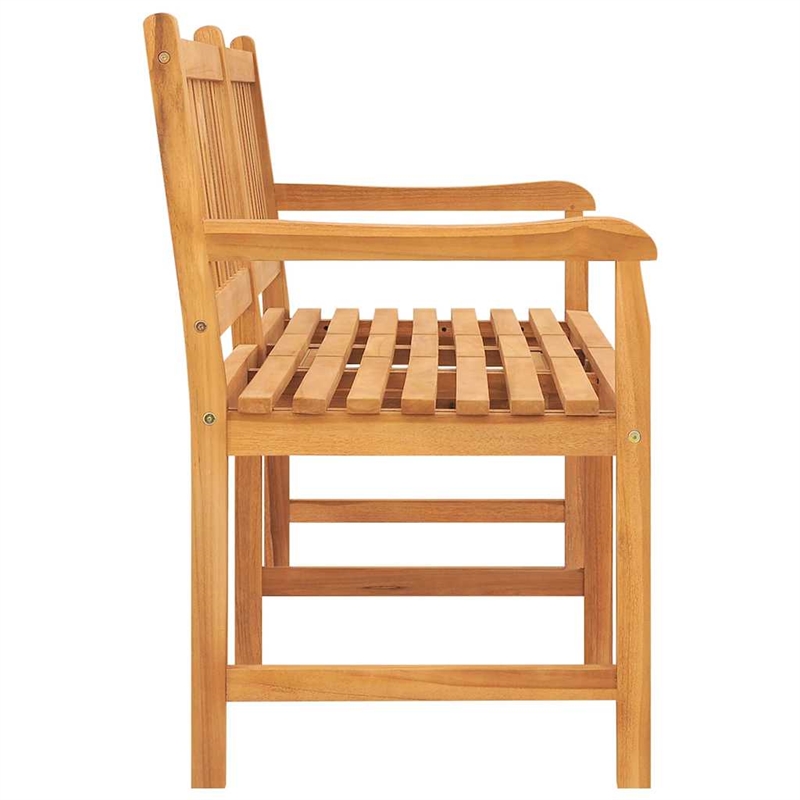 vidaXL 3-Seater Patio Bench with Table 59.1