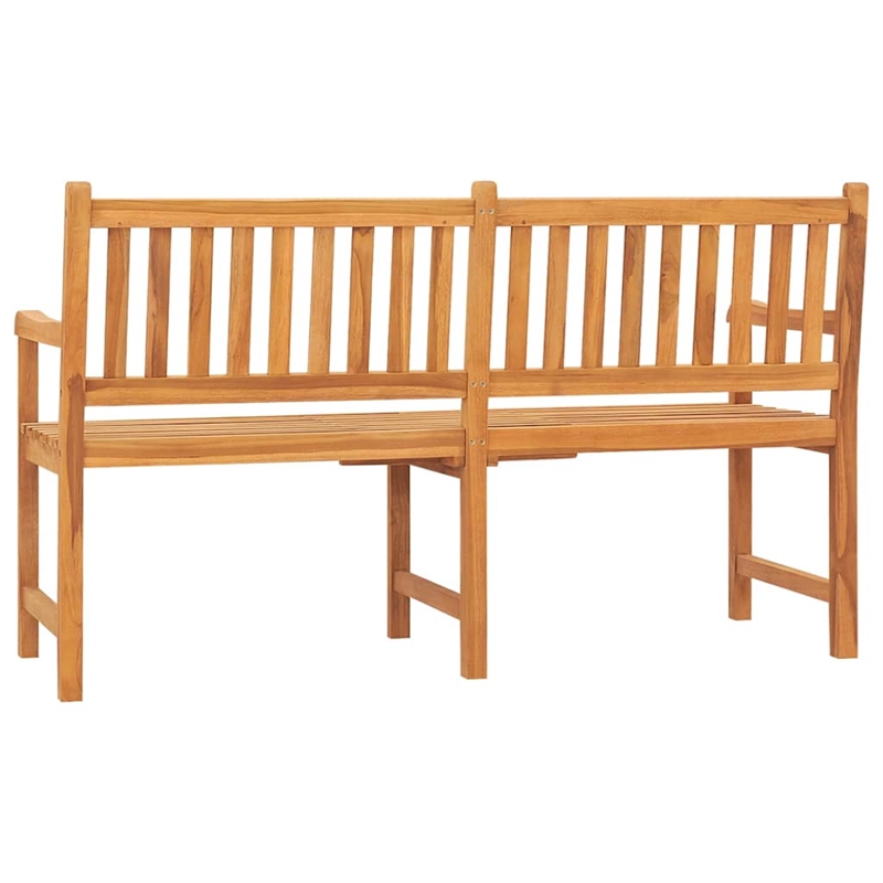 vidaXL 3-Seater Patio Bench with Table 59.1