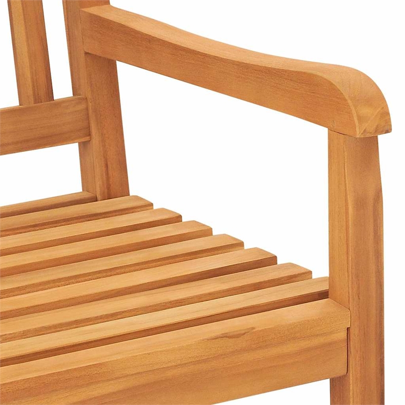 vidaXL 3-Seater Patio Bench with Table 59.1