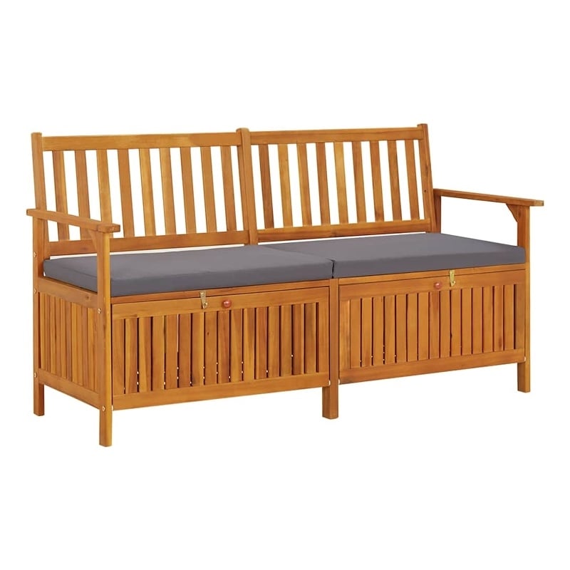 vidaXL Storage Bench with Cushion 58.3
