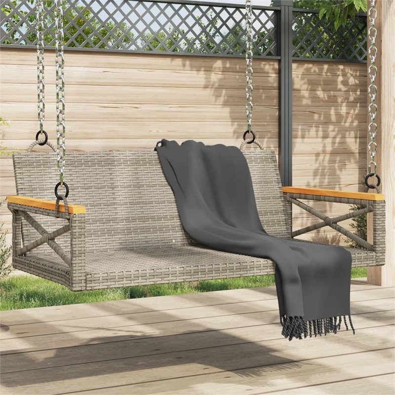 vidaXL Swing Bench Gray 42.9