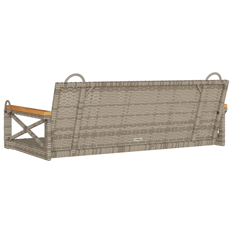 vidaXL Swing Bench Gray 42.9