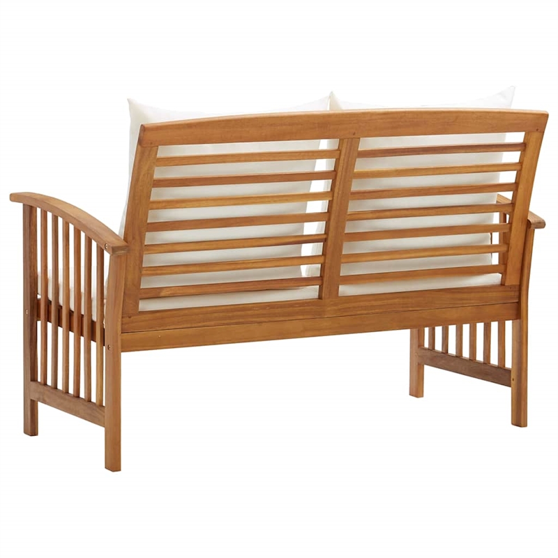 vidaXL Patio Bench with Cushions 46.9