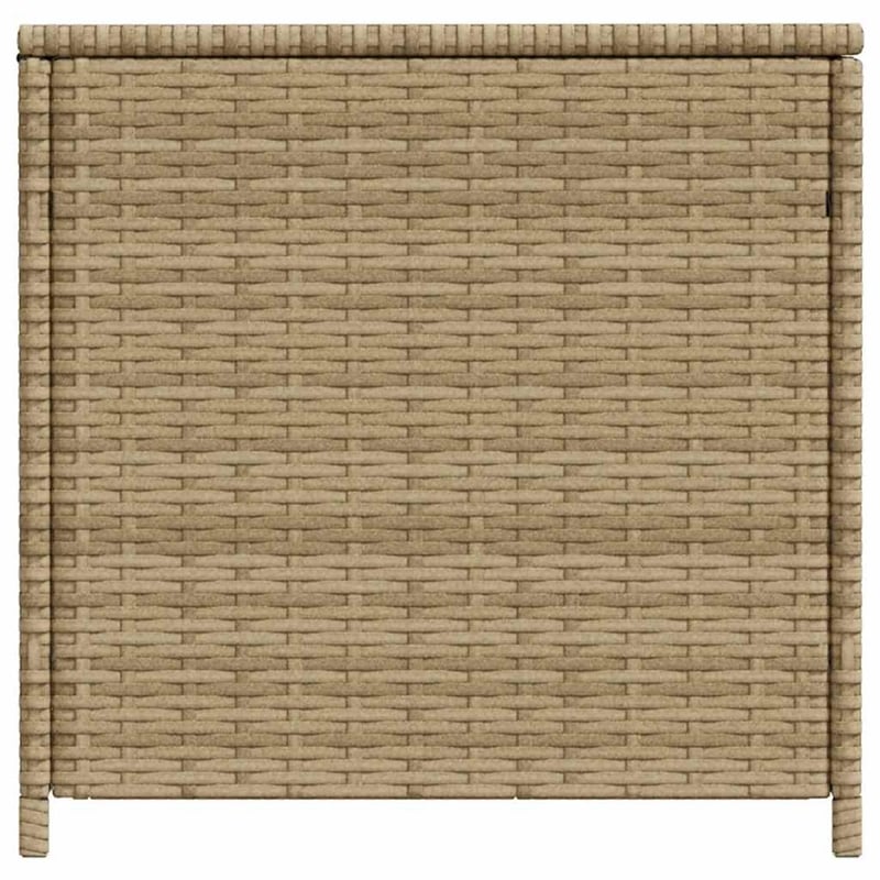 vidaXL Garden Storage Box Mix Beige 123.9 Gal Poly Rattan