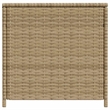 vidaXL Garden Storage Box Mix Beige 123.9 Gal Poly Rattan