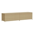 vidaXL Garden Storage Box Mix Beige 123.9 Gal Poly Rattan
