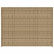 vidaXL Garden Storage Box Mix Beige 259.9 Gal Poly Rattan