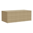 vidaXL Garden Storage Box Mix Beige 259.9 Gal Poly Rattan