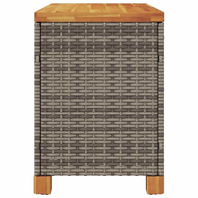 vidaXL Patio Storage Box Gray 31.5