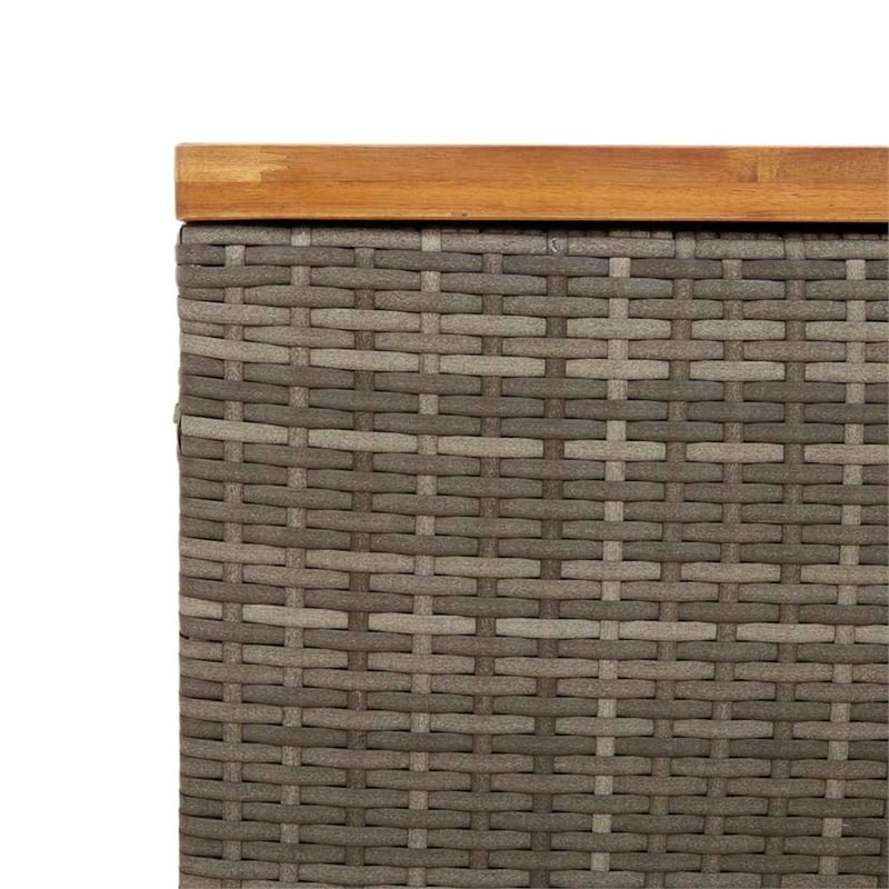 vidaXL Patio Storage Box Gray 31.5