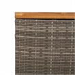 vidaXL Patio Storage Box Gray 31.5