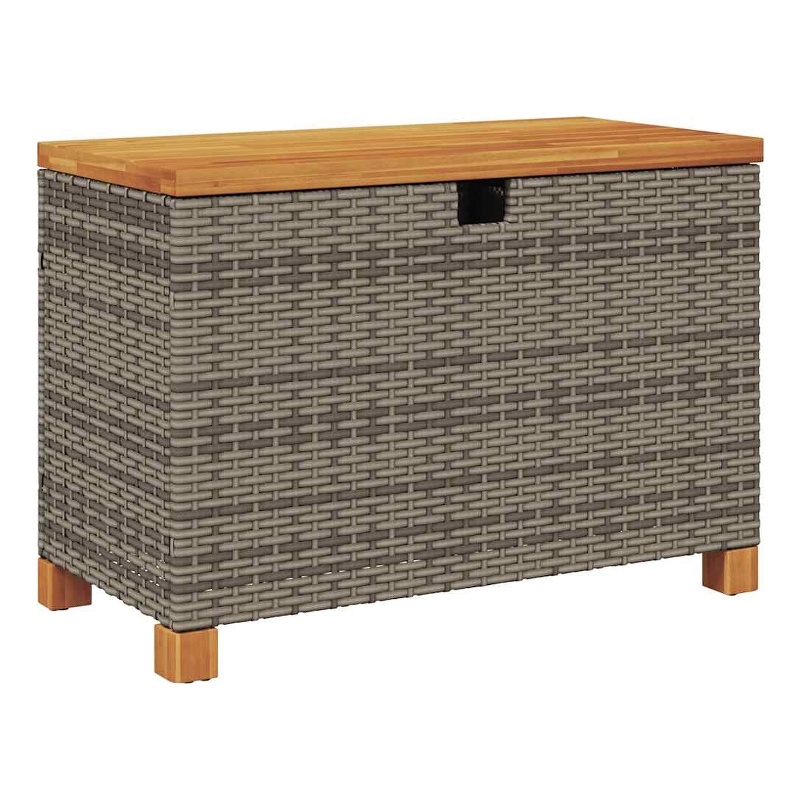 vidaXL Patio Storage Box Gray 31.5