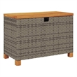 vidaXL Patio Storage Box Gray 31.5