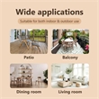 vidaXL Chair 4 pcs Brown Solid Teak Wood