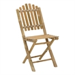 vidaXL Garden Chair 4 pcs Natural Bamboo