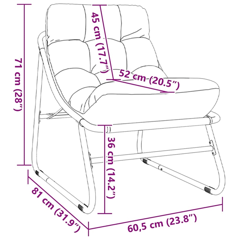 vidaXL Garden Furniture 2 pcs Black Powder-Coated Steel