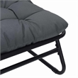 vidaXL Garden Furniture 2 pcs Black Powder-Coated Steel