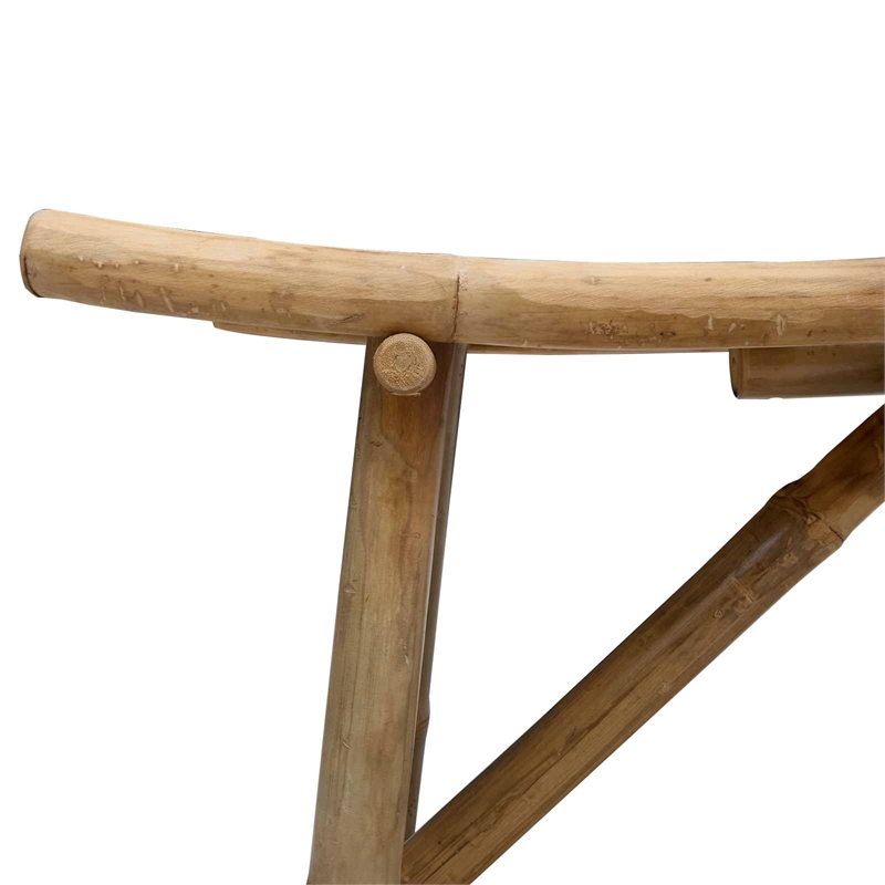 vidaXL Garden Bench 43.31 x 17.72 x 19.69 in Bamboo Natural