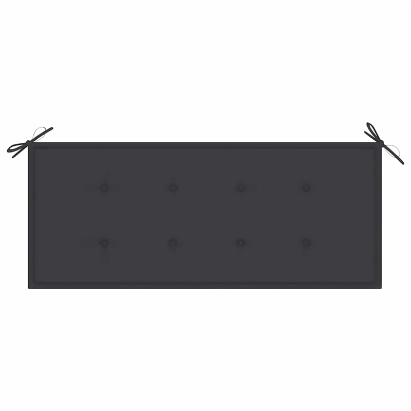 vidaXL Patio Bench with Cushion 47.2