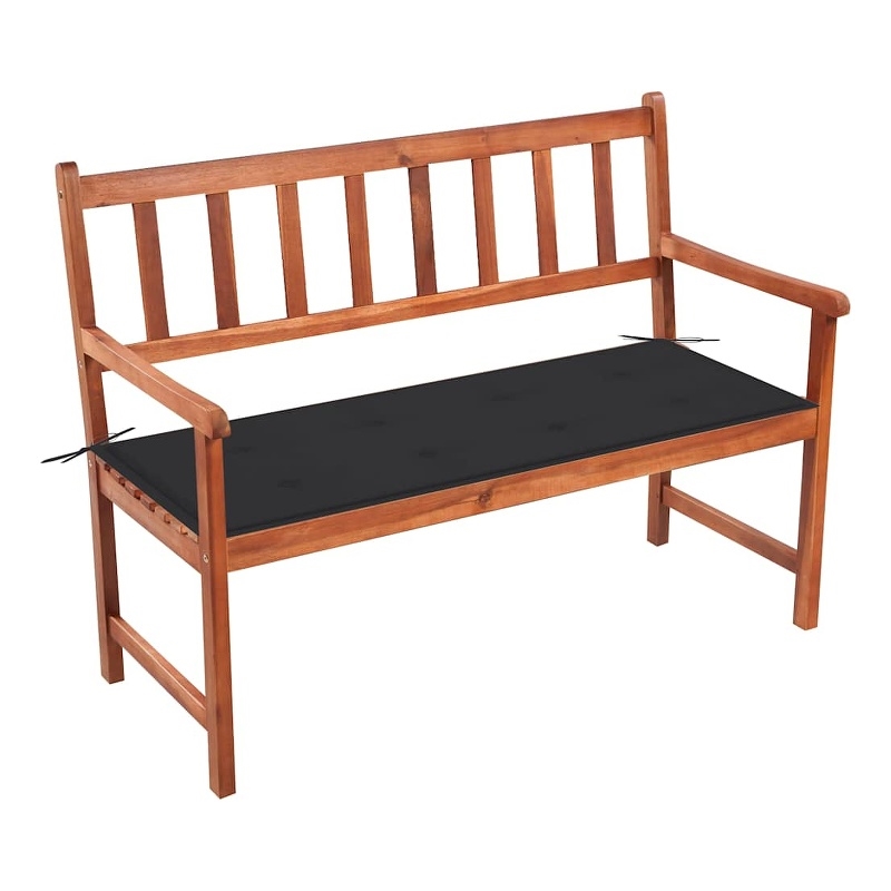 vidaXL Patio Bench with Cushion 47.2