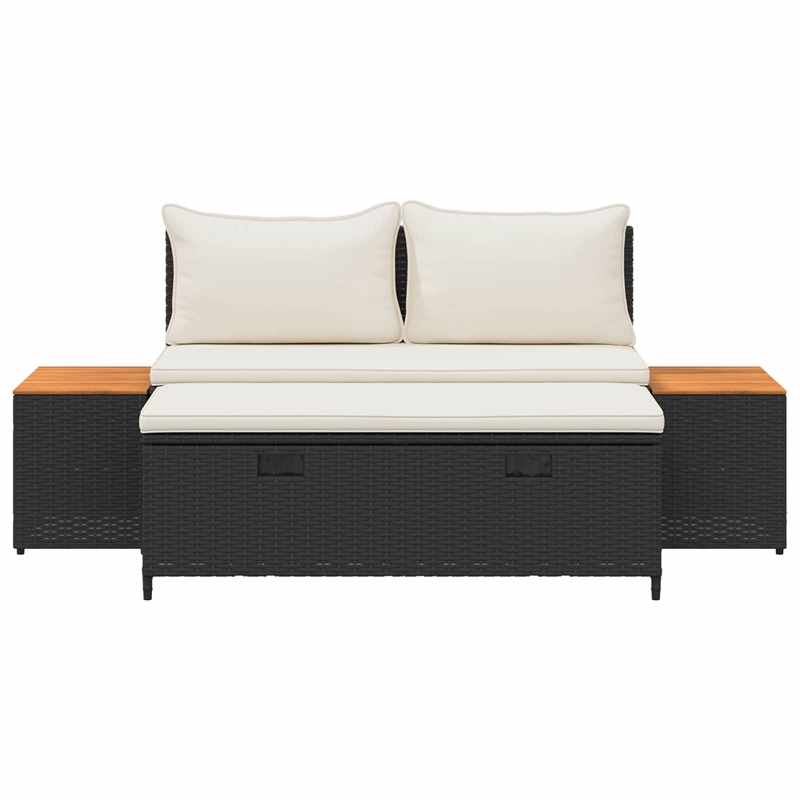 vidaXL Outdoor Sofa Set 4 -Seater 4 pcs 21.65 x 11.81 x 15.35 in
