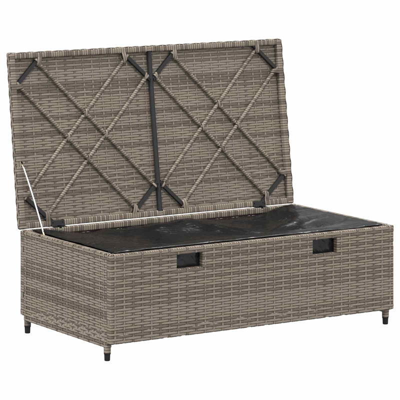 vidaXL Outdoor Sofa Set 4 -Seater 4 pcs 21.65 x 11.81 x 15.35 in