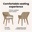vidaXL Garden Chair 2 pcs Beige Poly Rattan