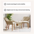 vidaXL Garden Chair 2 pcs Beige Poly Rattan